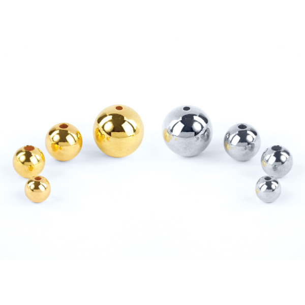 Бусины для творчества "Шарики", ассорти, 20 грамм, цвет золото, серебро, ОСТРОВ СОКРОВИЩ, 661261 - Бусины для творчества