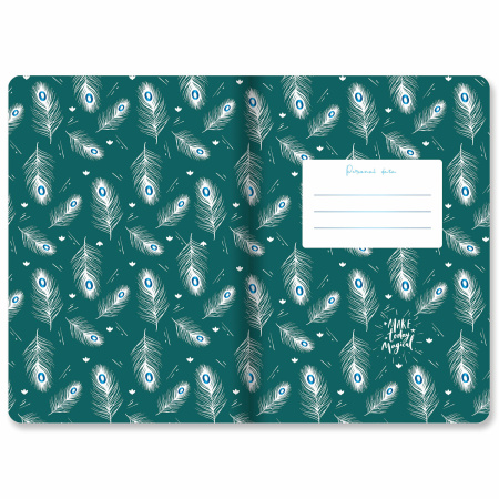 Тетради 40 л. в клетку обложка SoftTouch, НАБОР 3 шт., бежевая бумага 70 г/м2, сшивка, А5 (147х210 мм), SUMMER, BRAUBERG, 403793 - Тетради 40-48 листов