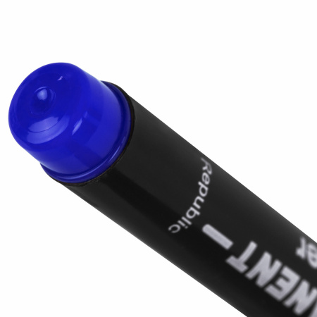 Маркер перманентный CENTROPEN 2536, СИНИЙ, тонкий наконечник, 1 мм, трехгранная зона захвата, 6 2536 0106 - Маркеры перманентные