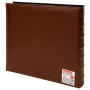 Фотоальбом BRAUBERG "Camel" на 500 фото 10х15 см, под гладкую кожу, коричневый, 391178 - Фотоальбомы