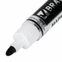 Маркер стираемый для белой доски ЧЕРНЫЙ, BRAUBERG "Neo", ЧЕРНЫЙ, с клипом, 5 мм, 150487 - Маркеры для досок