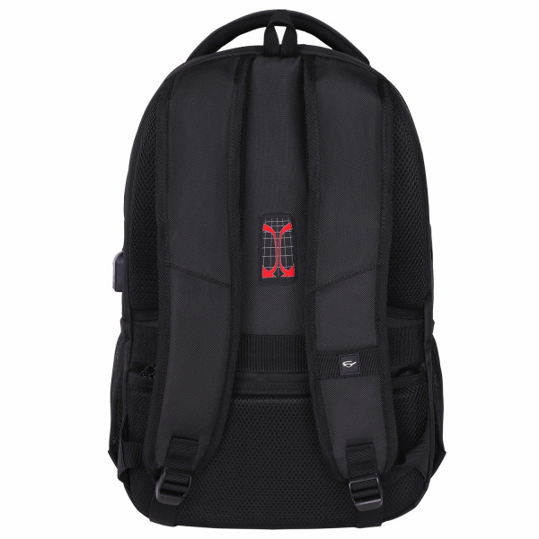 Рюкзак GERMANIUM UPGRADE универсальный, 3 отделения, отделение для ноутбука, USB-порт, "UP-3", черный, 47х33х21 см, 271667 - Рюкзаки с отделением для ноутбука