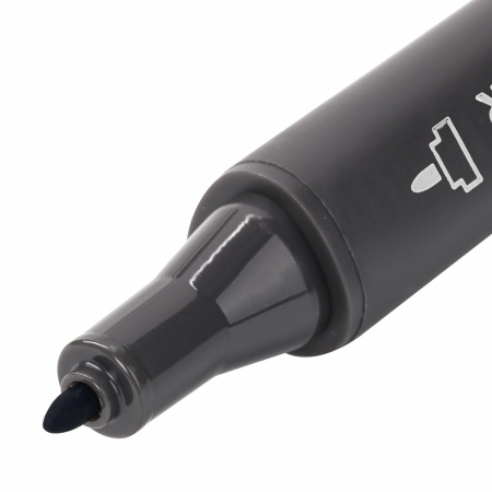 Маркер для скетчинга двусторонний 1 мм - 6 мм BRAUBERG ART CLASSIC, ХОЛОДНЫЙ СЕРЫЙ 4 (CGII04), 151832 - Скетчмаркеры поштучно