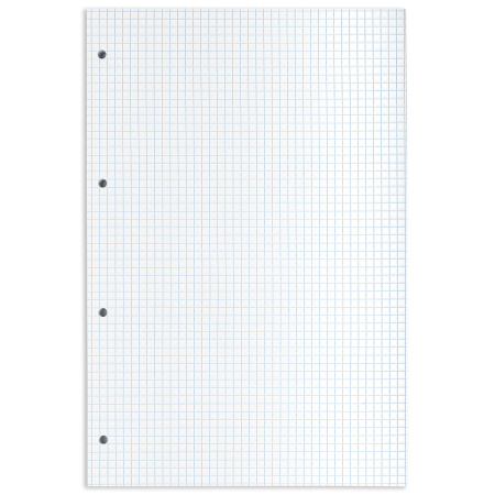 Сменный блок к тетради на кольцах БОЛЬШОГО ФОРМАТА А4, 120 л., BRAUBERG, Белый, 404518 - Тетради на кольцах и сменные блоки к ним