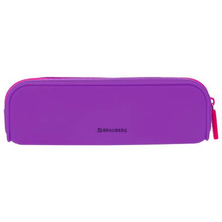 Пенал-косметичка BRAUBERG, силикон, "Kittens", 20х5х6 см, 229028 - Пеналы мягкие
