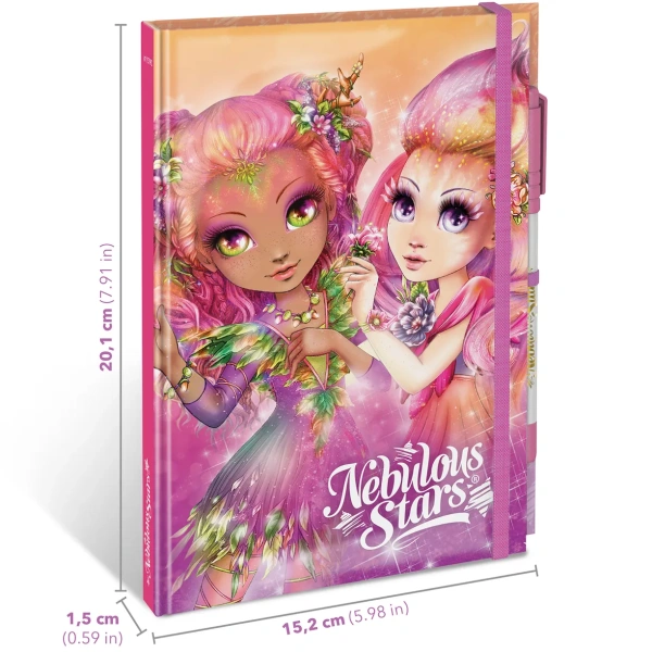 Серия: Hazelia. Блокнот в жестком переплете, на резинке, с гелевой ручкой - Блокноты и записные книжки