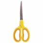 Ножницы BRAUBERG "Original", 185 мм, оранжево-желтые, ребристые резиновые вставки, 236451 - Ножницы универсальные