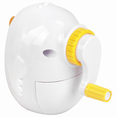 Точилка механическая ПИФАГОР "Цыпа", + ручная точилка, корпус ассорти, 228485 - Точилки механические