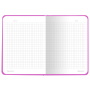 Блокнот с резинкой в клетку 96 л., МАЛЫЙ ФОРМАТ А6 (102х148 мм), твердая обложка, BRAUBERG, "Neon", 113740 - Блокноты в книжном переплете