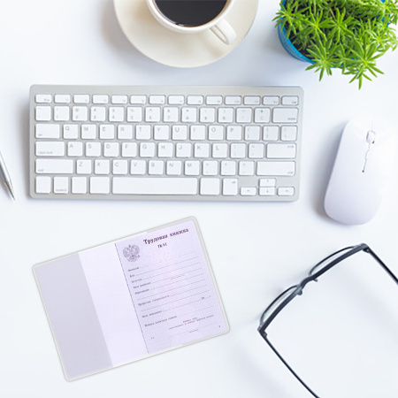 Обложка для паспорта и трудовой книжки, 90х125 мм, ПВХ, прозрачная, STAFF, 237582 - Обложки для паспорта