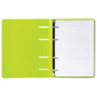 Тетрадь на кольцах А5 160х215 мм, 80 л., пластик, клетка, BRAUBERG, "Салатовый", 403250 - Тетради на кольцах и сменные блоки к ним
