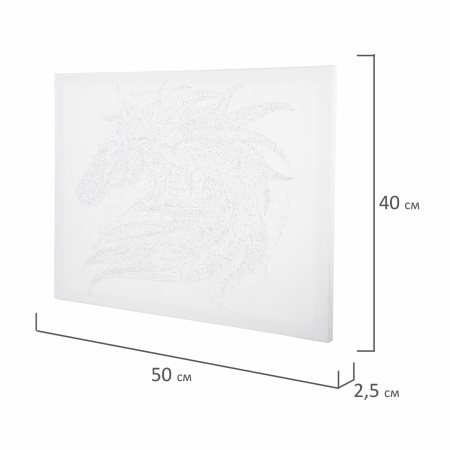 Картина по номерам 40х50 см, ОСТРОВ СОКРОВИЩ "Восточный конь", на подрамнике, акрил, кисти - Картины по номерам