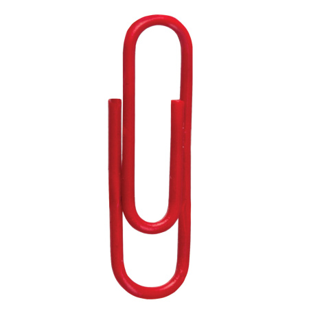 Скрепки ОФИСМАГ, 28 мм, цветные, 100 шт., в картонной коробке, Россия, 225210 - Скрепки канцелярские