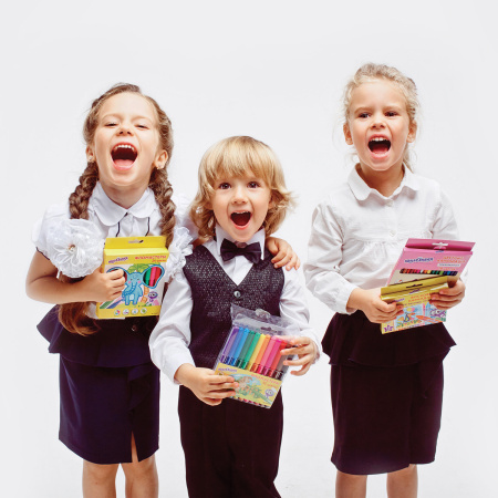 Фломастеры ЮНЛАНДИЯ 12 цветов, "УРОКИ РИСОВАНИЯ", вентилируемый колпачок, ПВХ, 151416 - Фломастеры классические