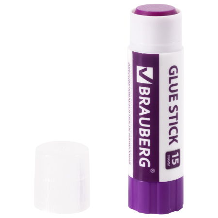 Клей-карандаш "2+1 обесцвечивающийся" BRAUBERG 15 г, 3 штуки на блистере, 229474 - Клей-карандаш