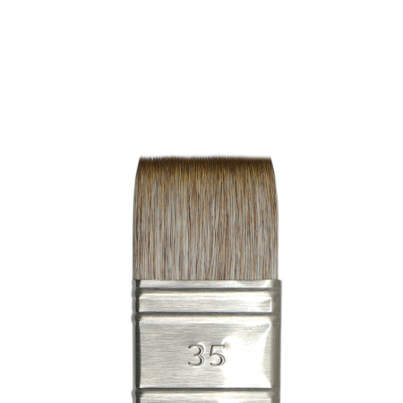 Флейц Roubloff синтетика имитация мангуста плоский №50 серия 5Т24С - Кисти художественные из синтетического волоса