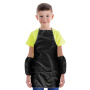 Фартук с нарукавниками для уроков труда ПИФАГОР, 3 кармана, увеличенный размер, 45х60 см, черный, 271092 - Аксессуары для рисования