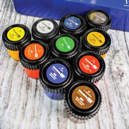 Гуашь художественная BRAUBERG ART CLASSIC, НАБОР 12 цветов в баночках по 22 мл, 191585 - Гуашь художественная в наборах