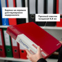 Папка 60 вкладышей BRAUBERG стандарт, красная, 0,8 мм, 228683 - Папки с вкладышами (файлами)