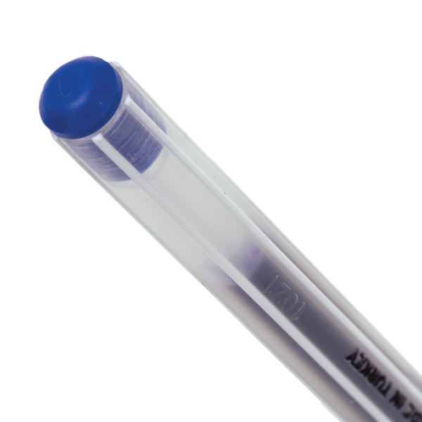 Ручка шариковая масляная PENSAN 1005, СИНЯЯ, корпус прозрачный, узел 0,7 мм, линия письма 0,5 мм, 1005 - Ручки шариковые неавтоматические