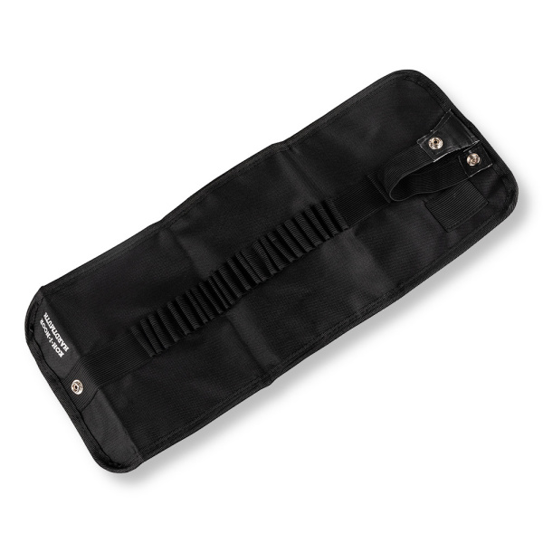 KOH-I-NOOR Пенал-рулон 9050 на 24 предмета, без наполнения, текстильный на кнопке, черный цвет