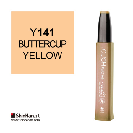 Чернила спиртовые ShinHan TOUCH для маркеров 20мл Y141 Желтый лютик