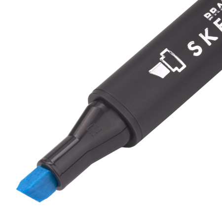 Маркер для скетчинга двусторонний 1 мм - 6 мм BRAUBERG ART CLASSIC, ПАСТЕЛЬНЫЙ ГОЛУБОЙ (B203), 151835 - Скетчмаркеры поштучно