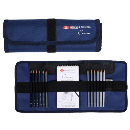 Набор художественных материалов Графика 3 предмета "Сонет"