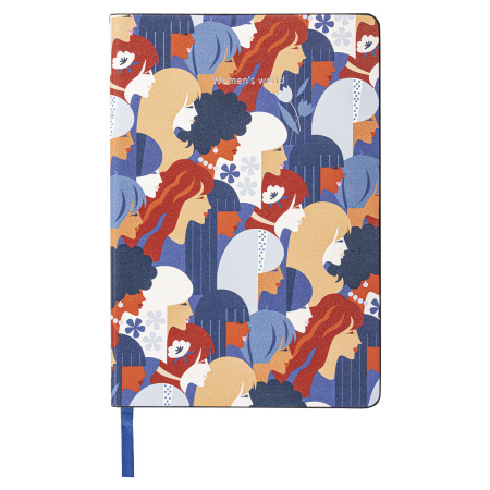 Блокнот А5 (143x210 мм), BRAUBERG VISTA "Beauties", под кожу, твердый, срез фольга, 80 л., 112065 - Бизнес-блокноты и бизнес-тетради