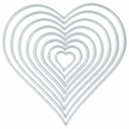 Ножи "Сердца" для Машинки для вырубки и тиснения ОС-5, 8 штук, 88х87 мм, ОСТРОВ СОКРОВИЩ, 663810, 861-109-015 - Машинки, ножи и маты для вырубки, клише для тиснения