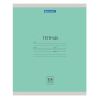 Тетрадь 18 л. BRAUBERG "ЭКО", линия, обложка плотная мелованная бумага, ЗЕЛЕНАЯ ПАСТЕЛЬНАЯ, 105677 - Тетради 12-24 листов