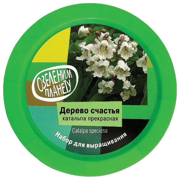 Набор для выращивания растений ВЫРАСТИ ДЕРЕВО! "Дерево счастья Катальпа" (банка, грунт, семена), zk-068 - Наборы для выращивания растений