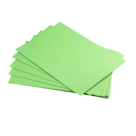 Набор цветного картона "Я-Художник!", 220 г/м2, А4, 1 цвет (зеленый), 10 листов - Цветная бумага
