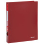 Папка на 2 кольцах BRAUBERG "Стандарт", 40 мм, красная, до 300 листов, 0,9 мм, 270480 - Папки на кольцах