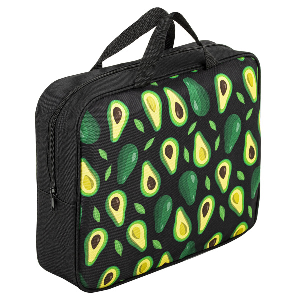 Школьный набор BRAUBERG: папка А4, мешок для обуви 42х33 см, пенал-косметичка 20х10 см, "Avocado", 271433 - Наборы школьного сопутствующего текстиля