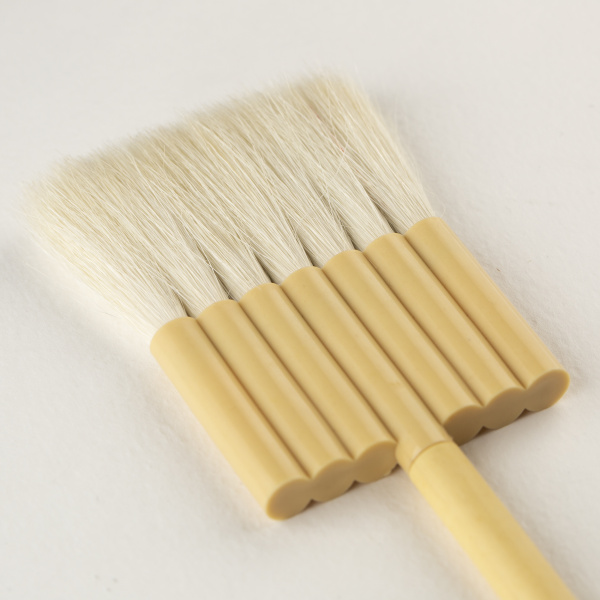 Кисть из козы "Сонет", трубчатый флейц, 7 линий, бамбуковая ручка, №50 (50 мм) - Кисти художественные из натурального волоса