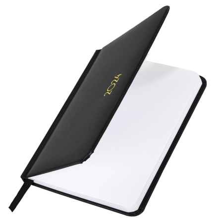 Еженедельник датированный 2024 МАЛЫЙ ФОРМАТ 95х155 мм А6, BRAUBERG "Select", балакрон, черный, 115048 - Еженедельники