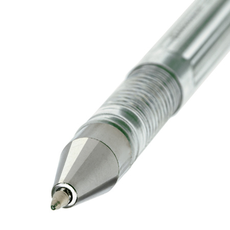 Ручка гелевая BRAUBERG "EXTRA", ЗЕЛЕНАЯ, корпус прозрачный, узел 0,5 мм, линия 0,35 мм, 143904 - Ручки гелевые неавтоматические