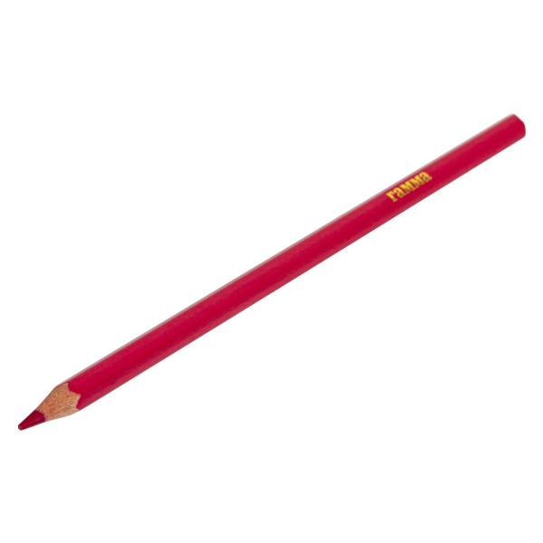 Карандаши цветные ГАММА "Классические", 24 цвета, грифель 3,3 мм, заточенные, шестигранные, металлический пенал, 80220214 - Карандаши цветные