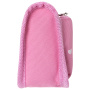 Пенал-косметичка ЮНЛАНДИЯ, 2 отделения, полиэстер, "Heart", розовый, 21х6х9 см, 270258 - Пеналы мягкие