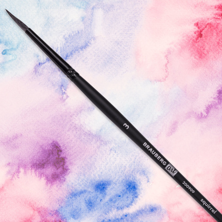 Кисть художественная проф. BRAUBERG ART CLASSIC, белка, круглая, № 3, 200909 - Кисти художественные из натурального волоса