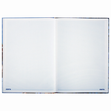 Блокнот БОЛЬШОЙ ФОРМАТ (215х295 мм) А4, 80 л., твердый, клетка, STAFF, "Венеция", 111597 - Блокноты в книжном переплете