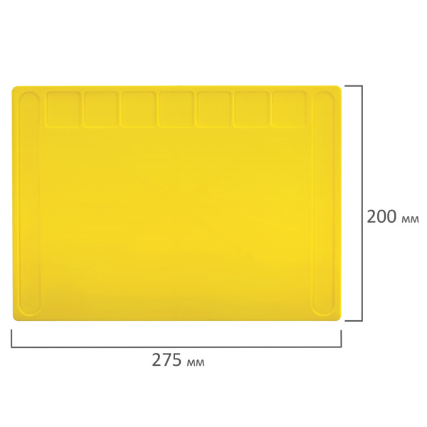 Доска для лепки с отделениями и 2 стеками А4, 280х200 мм, ассорти, BRAUBERG KIDS, 271144 - Доски, стеки и формочки для лепки