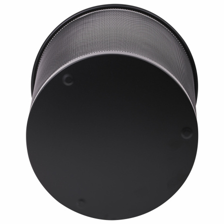 Корзина для бумаг БОЛЬШАЯ, 20 л, металлическая, черная, BRAUBERG "Germanium", 231956 - Корзины для бумаг