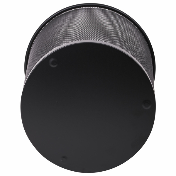 Корзина для бумаг БОЛЬШАЯ, 20 л, металлическая, черная, BRAUBERG "Germanium", 231956 - Корзины для бумаг