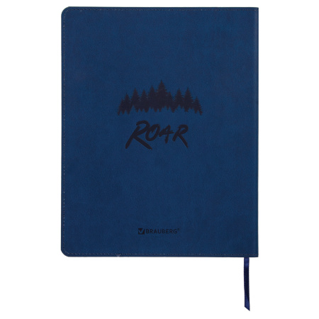 Дневник 1-11 класс 48 л., кожзам (гибкая), термотиснение, фольга, BRAUBERG, "МЕДВЕДЬ", 105969 - Дневники универсальные