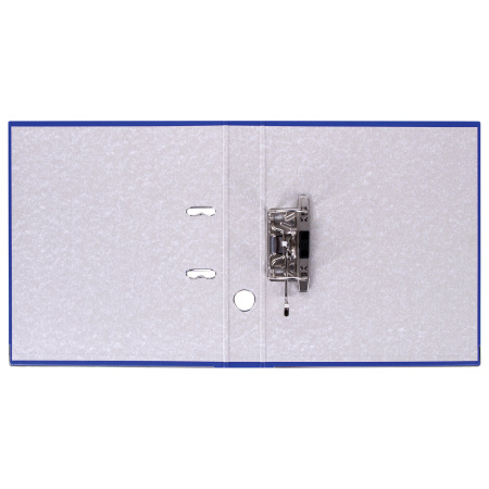 Папка-регистратор, покрытие пластик, 50 мм, ПРОЧНАЯ, с уголком, BRAUBERG, синяя, 226590 - Папки-регистраторы с арочным механизмом