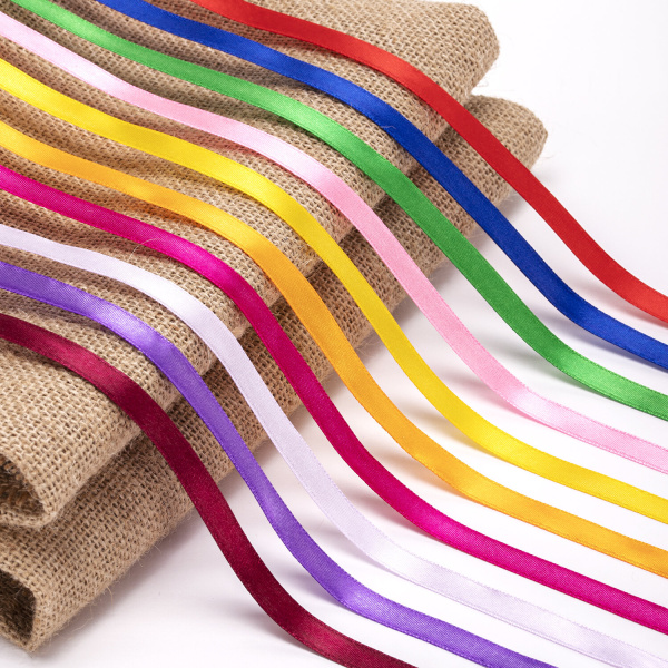 Лента атласная ширина 10 мм, набор 10 цветов по 4,5 м, BRAUBERG, 591506 - Ленты для декора, рукоделия и упаковки подарков