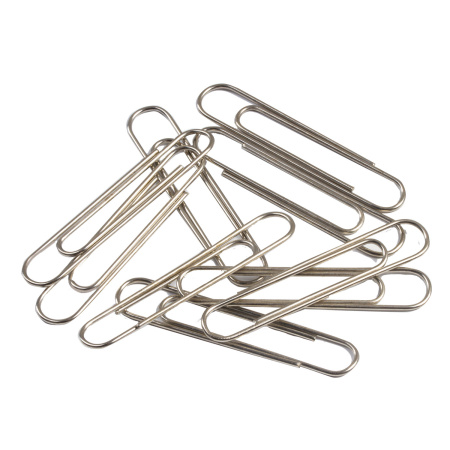 Набор ОФИСМАГ, скрепки 28 мм/60 шт., 50 мм/30 шт, гвоздики 50 шт., шарики, кубики, флажки по 20 шт., цилиндр, 226256 - Наборы канцелярских мелочей