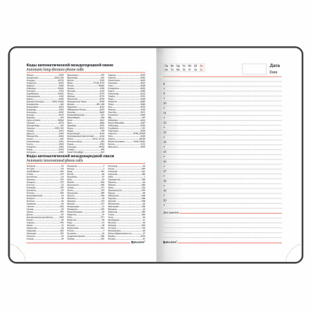 Ежедневник недатированный А5 (138х213 мм), BRAUBERG VISTA, под кожу, гибкий, 136 л., "Shed your skin", 112035 - Ежедневники с покрытием "под кожу и ткань"
